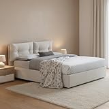 Talamo Italia - Angelica Queen-Size-Bett, Bettkasten mit Stoffbezug, 100 % Made in Italy, Öffnung vorne,…