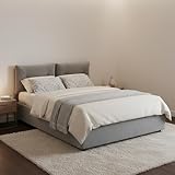 Talamo Italia - Angelica Queen-Size-Bett, Bettkasten mit Stoffbezug, 100 % Made in Italy, Öffnung vorne,…
